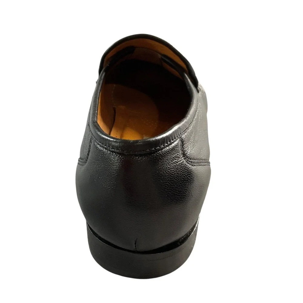 Sandro‎ Moscoloni Telly Jac Black Leather Slip On Tassel Loafers Men's Size 11 D
